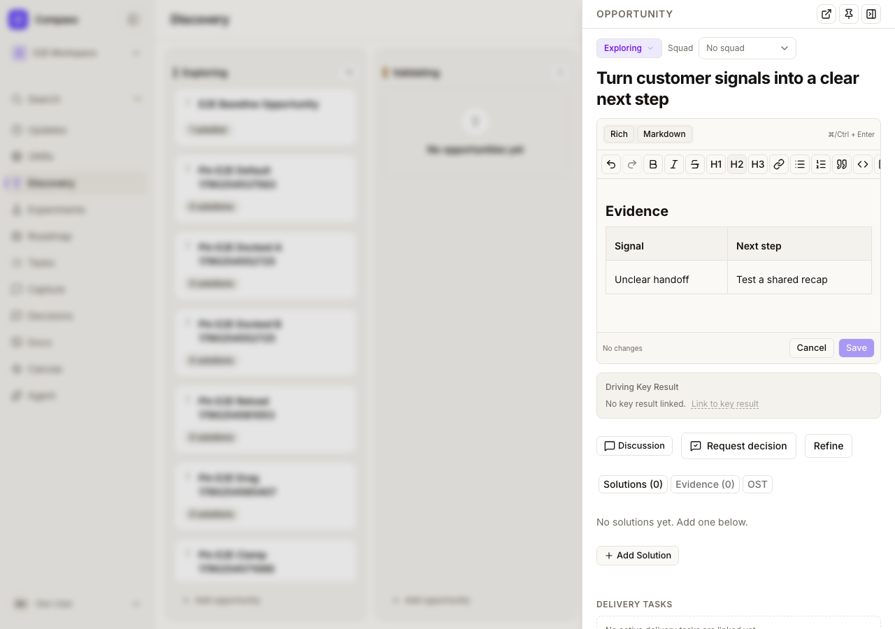 Rich description editing on desktop